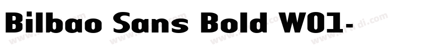 Bilbao Sans Bold W01字体转换